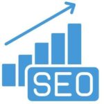 A magnifying glass focusing on keywords as a core part of a beginner SEO strategy to improve website SEO