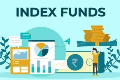 A visual representation of investment growth through index funds.