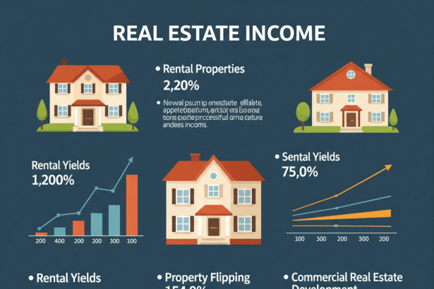 A balanced scale holding a model house on one side and a glowing stock symbol on the other, symbolizing the real estate vs. stock market debate.