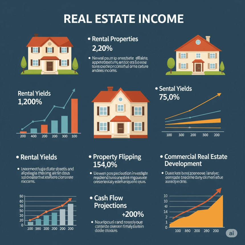 A balanced scale holding a model house on one side and a glowing stock symbol on the other, symbolizing the real estate vs. stock market debate.