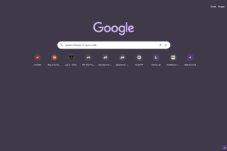 A stylized magnifying glass hovering over a computer screen showing the Google search bar. The image represents mastering Google search like a pro