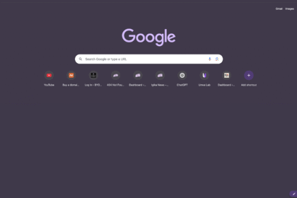 A stylized magnifying glass hovering over a computer screen showing the Google search bar. The image represents mastering Google search like a pro