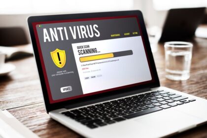 A graphic illustrating how modern antivirus software provides computer protection against a wide range of malware threats, not just viruses