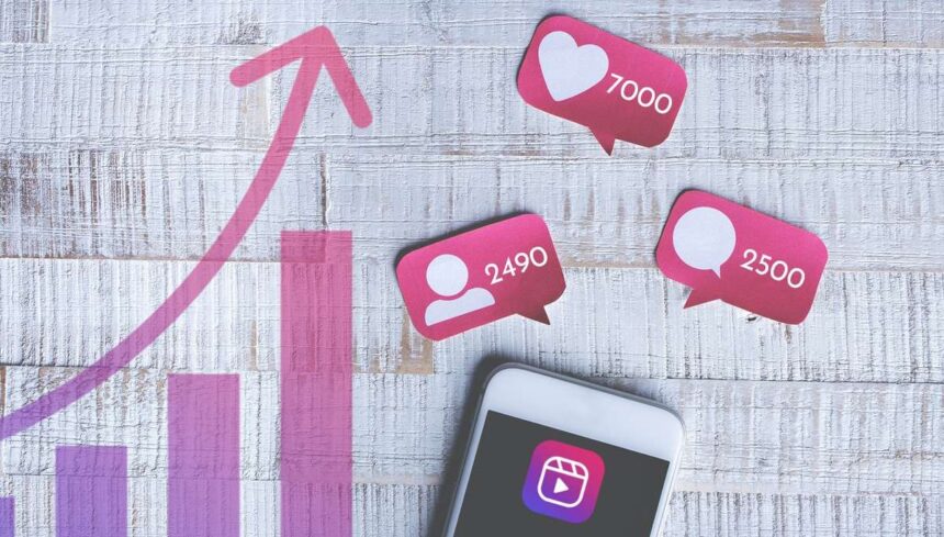 All images within this post would include descriptive alt texts that incorporate relevant keywords, such as "A marketing expert analyzing social media engagement on a laptop to grow social media followers organically.